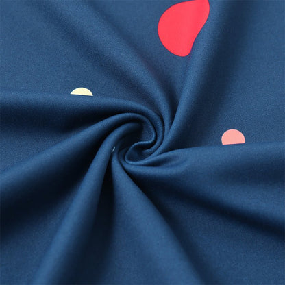 Landofgenie Men Print Onesie Snap Crotch - Navy Polka dot - landofgenie