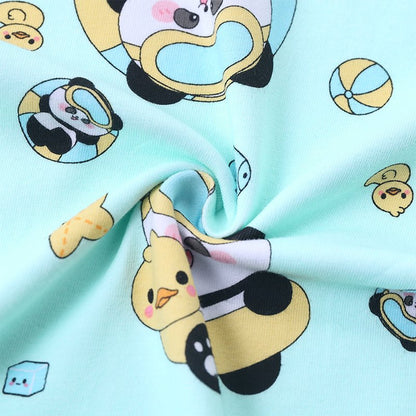 Landofgenie Men Print Onesie Snap Crotch - Panda - landofgenie