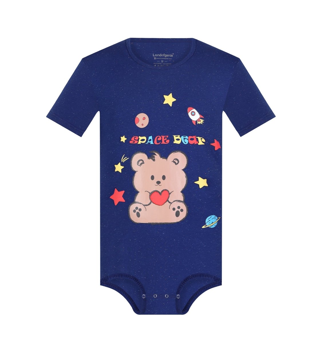 Landofgenie Men Print Onesie - Space Bear Blue - landofgenie