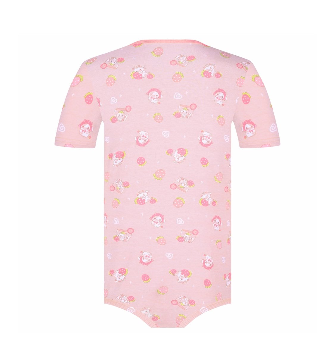 Landofgenie Men Print Onesie - Strawberry - landofgenie