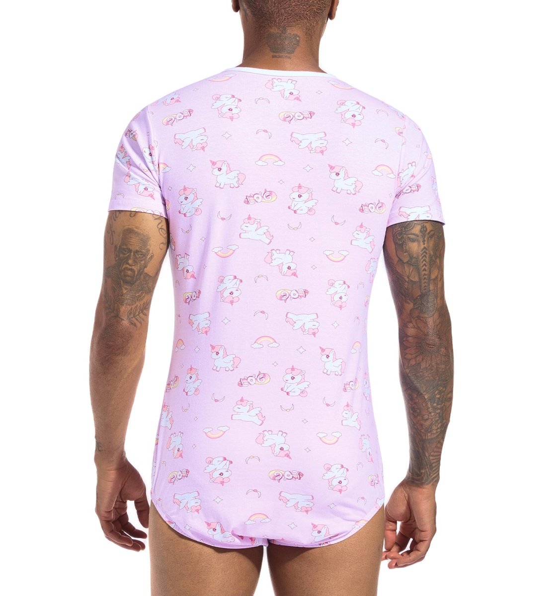 Landofgenie Men Print Onesie - Unicorn - landofgenie