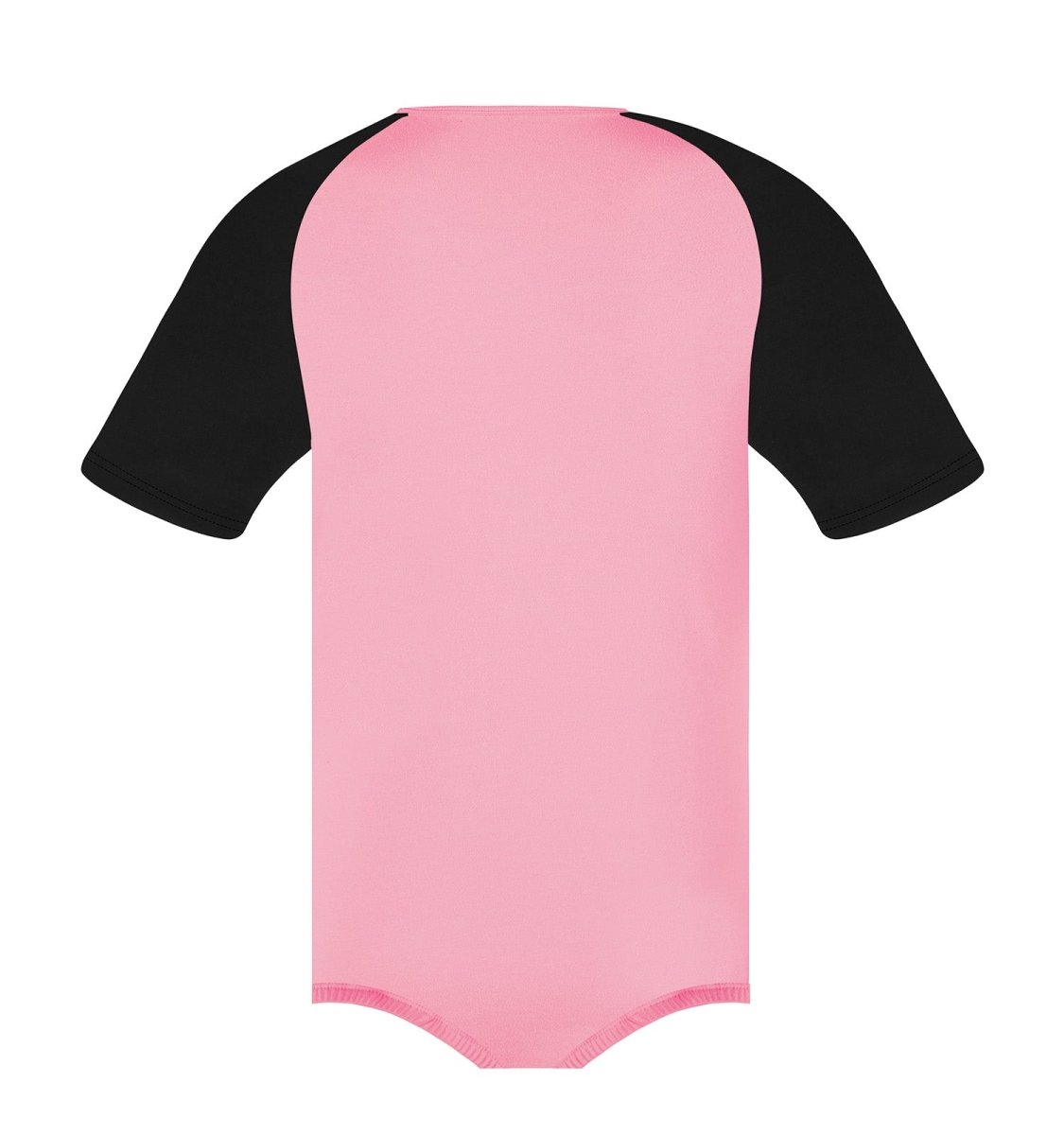 Landofgenie Men Raglan Sleeve Design Bodysuit - Pink - landofgenie