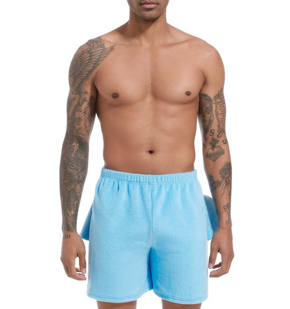 Landofgenie Men Shorts COSPLAY Elephant Style Blue - landofgenie