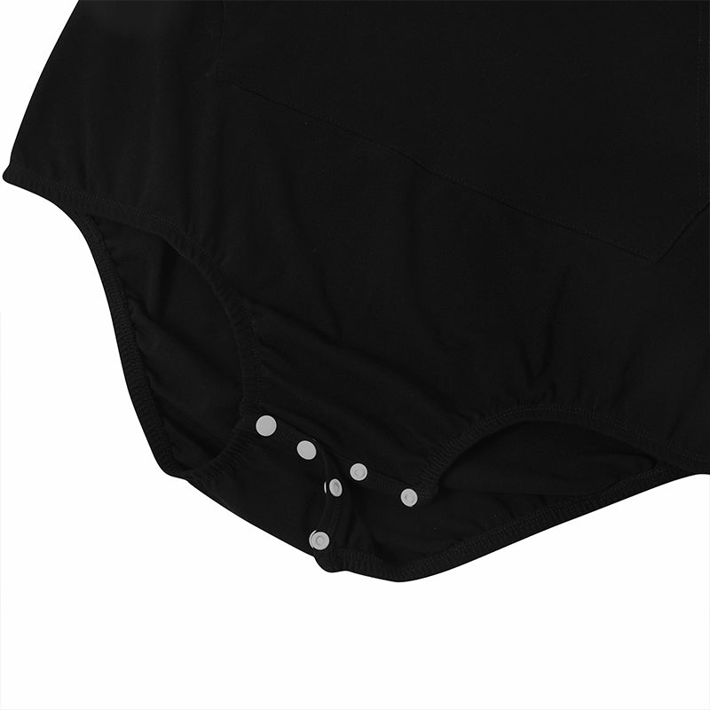 Landofgenie Men Thicker Cotton Onesie with Cap - Black Color - landofgenie