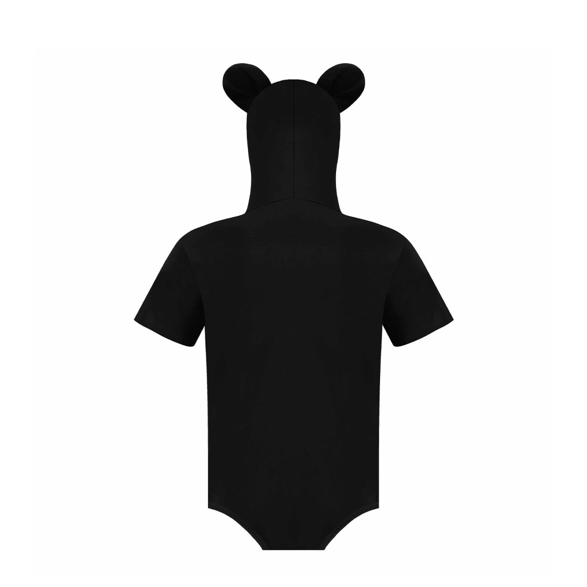 Landofgenie Men Thicker Cotton Onesie with Cap - Black Color - landofgenie