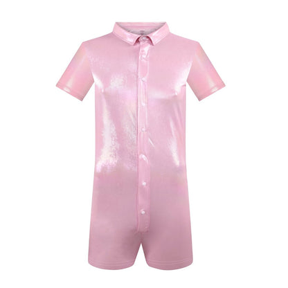 Landofgenie Men Trippy Neon Hawaiian Bodysuit Psychedelic - landofgenie