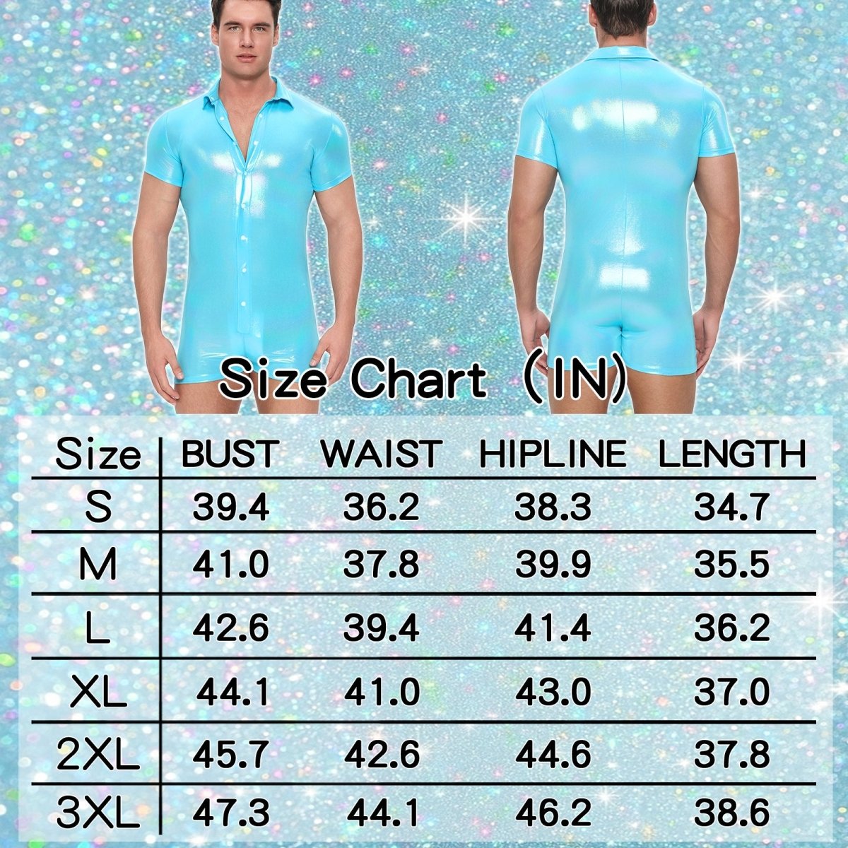 Landofgenie Men Trippy Neon Hawaiian Bodysuit Psychedelic - landofgenie