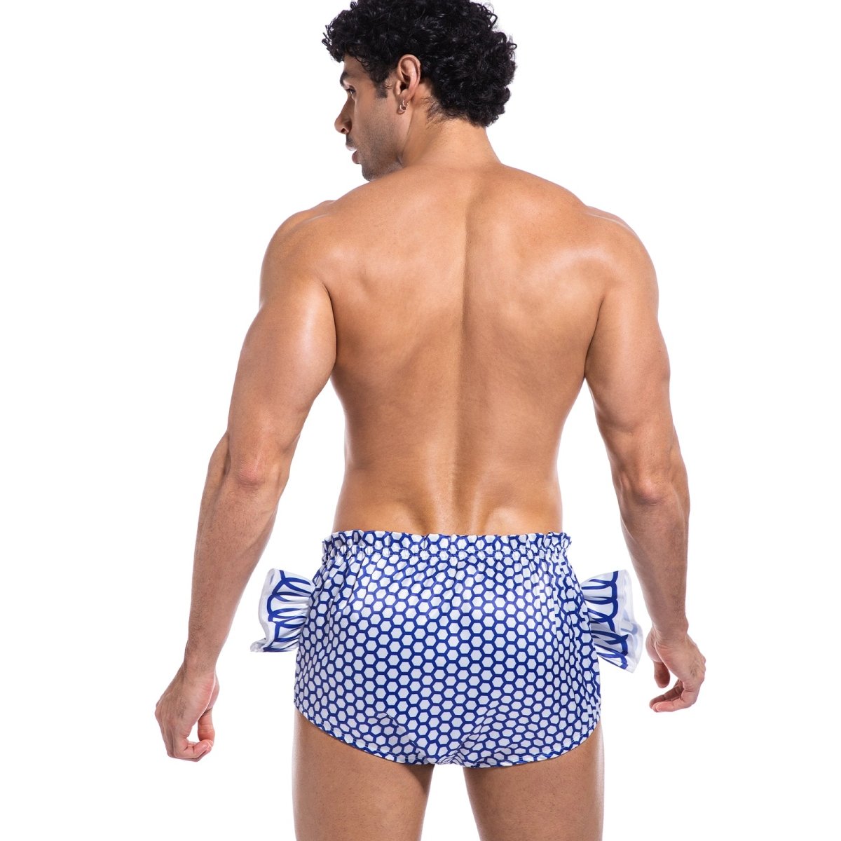 Landofgenie Men's Cartoon Shorts - Candy Blue - landofgenie