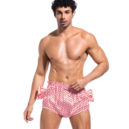 Landofgenie Men's Cartoon Shorts - Candy Red - landofgenie