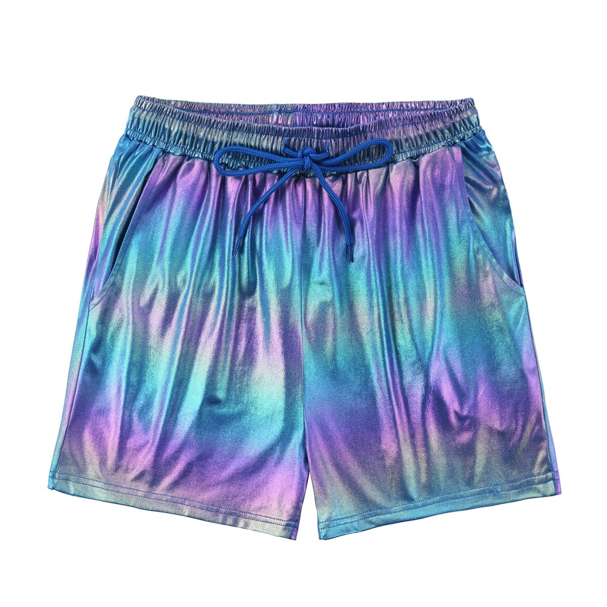 Landofgenie Mens Casual Drawstring Shorts - Navy - landofgenie