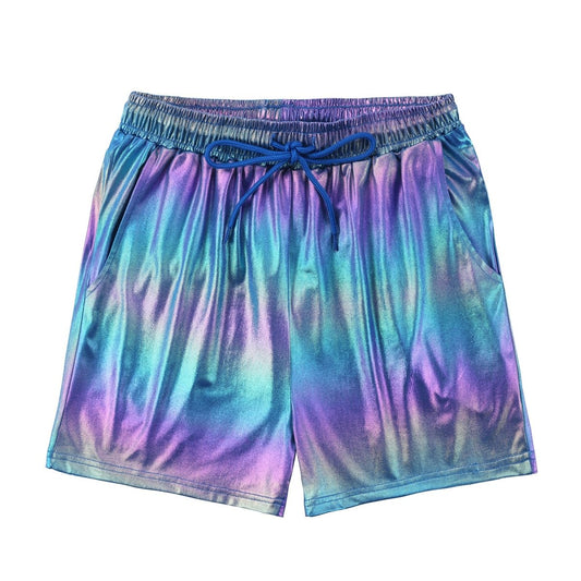 Landofgenie Mens Casual Drawstring Shorts - Navy - landofgenie