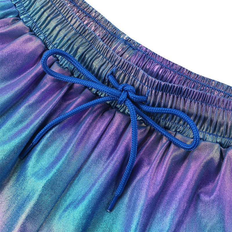 Landofgenie Mens Casual Drawstring Shorts - Navy - landofgenie