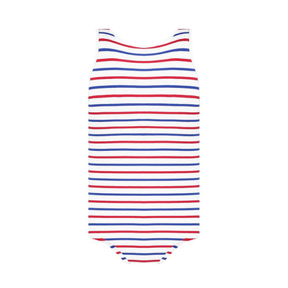 Landofgenie Mens Cotton Sleeveless Print Bodysuit - White - landofgenie
