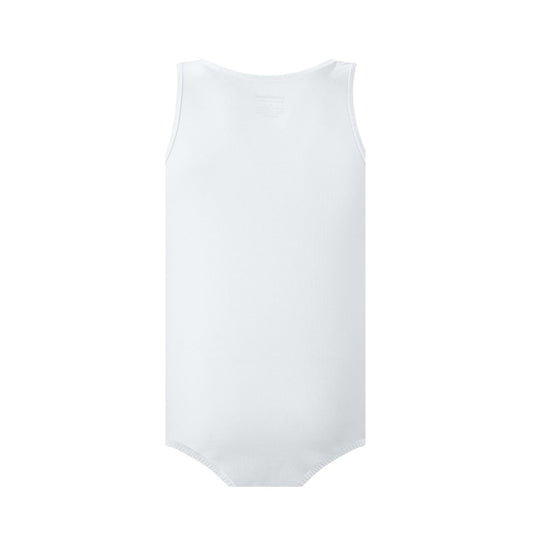 Landofgenie Mens Cotton Soft Ribbed Onesie - White - landofgenie