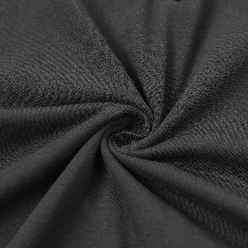 Landofgenie Mens Jumpsuit Polo Shirt Casual Style - Black - landofgenie