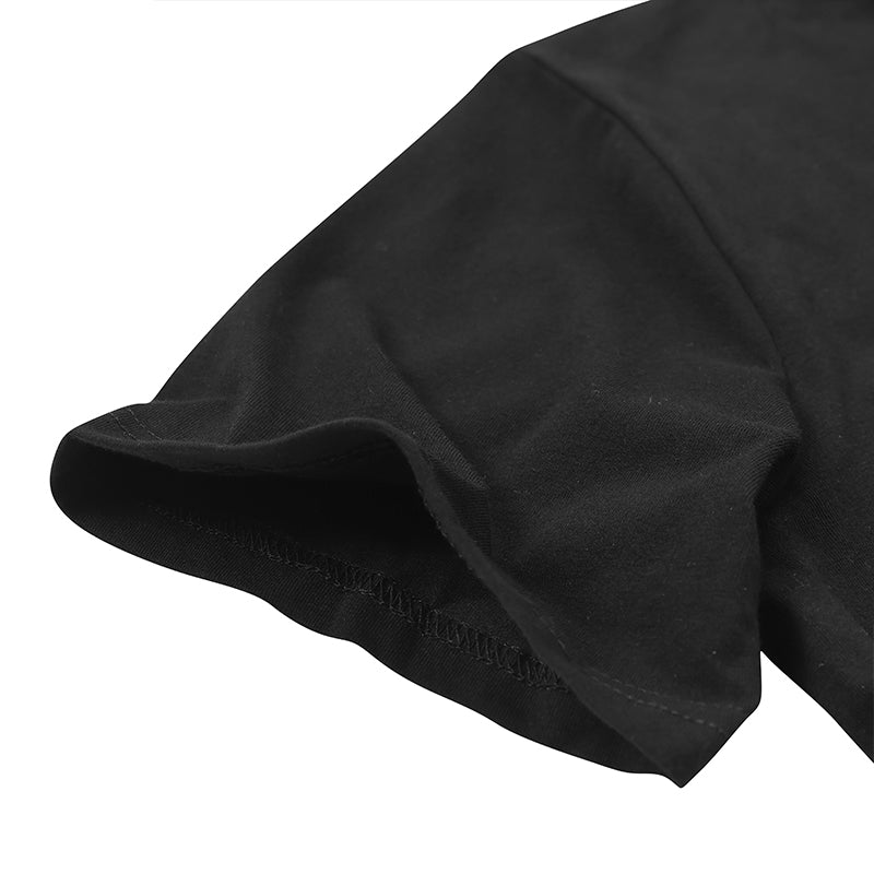Landofgenie Mens Jumpsuit Polo Shirt Casual Style - Black - landofgenie