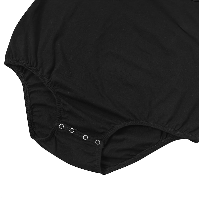 Landofgenie Mens Jumpsuit Polo Shirt Casual Style - Black - landofgenie