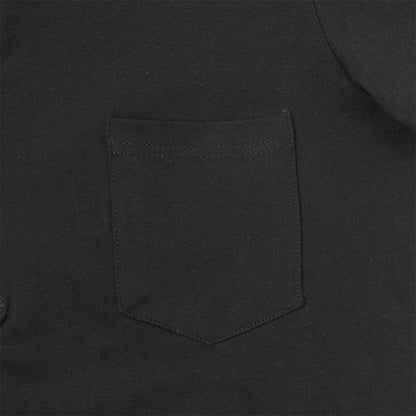 Landofgenie Mens Jumpsuit Polo Shirt Casual Style - Black - landofgenie