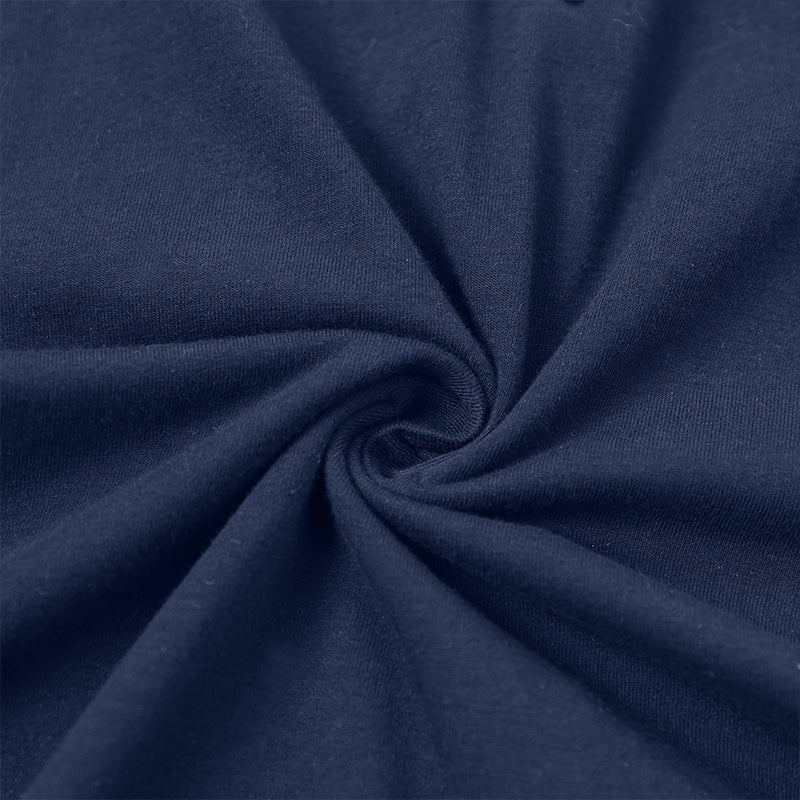 Landofgenie Mens Jumpsuit Polo Shirt Casual Style - Navy - landofgenie