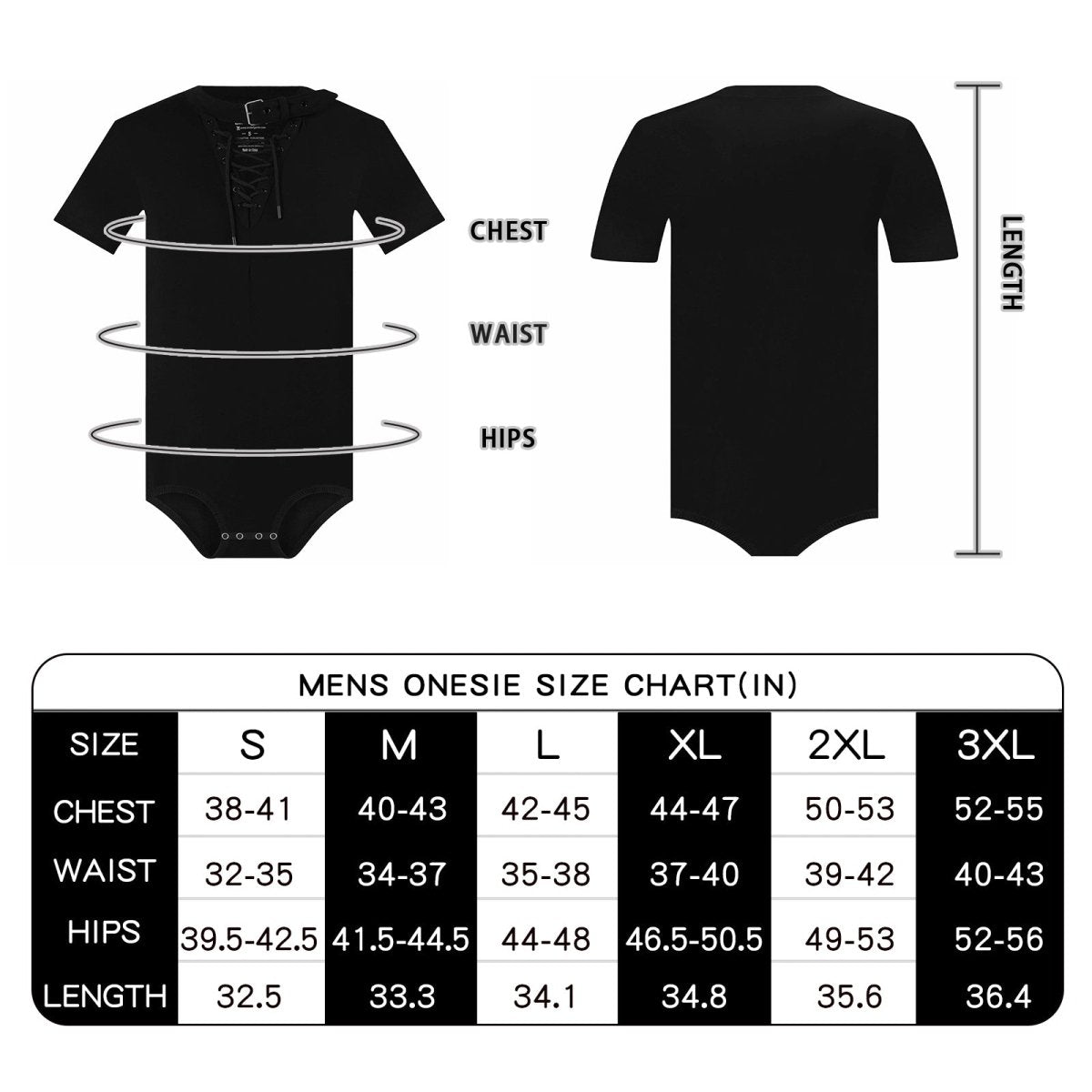 Landofgenie Mens jumpsuit short - Black - landofgenie