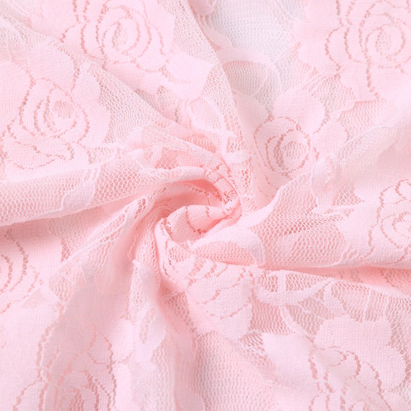Landofgenie Mens Mesh Sleeveless Bodysuit - Follower Lace Pink - landofgenie