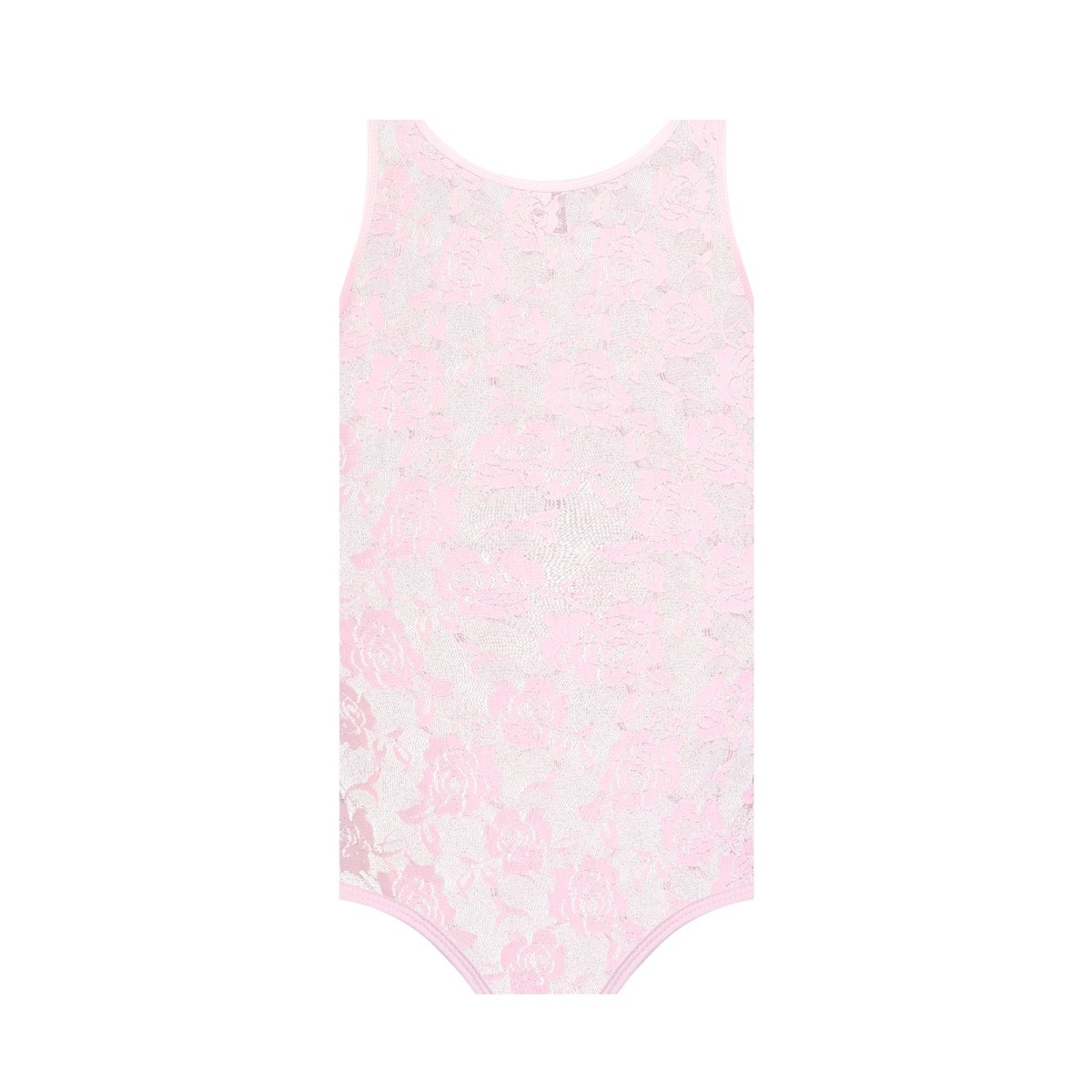Landofgenie Mens Mesh Sleeveless Bodysuit - Follower Lace Pink - landofgenie