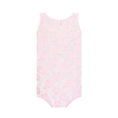 Landofgenie Mens Mesh Sleeveless Bodysuit - Follower Lace Pink - landofgenie
