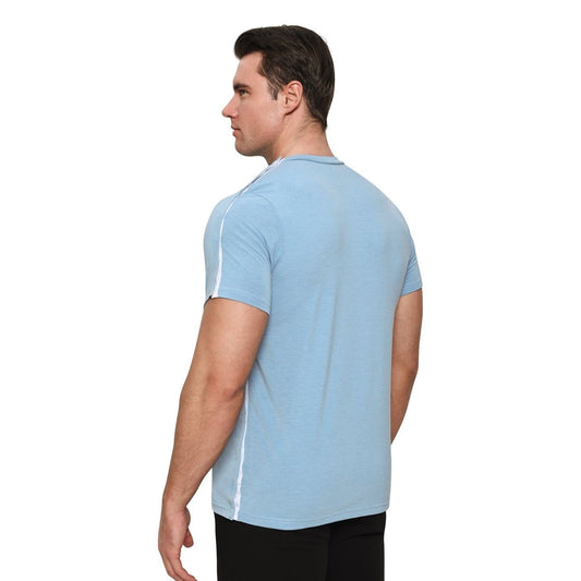 Landofgenie Mens Post - Shoulder Surgery Recovery Shirts - Blue - landofgenie