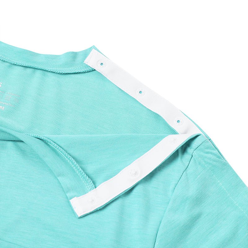 Landofgenie Mens Post - Shoulder Surgery Recovery Shirts - Green - landofgenie