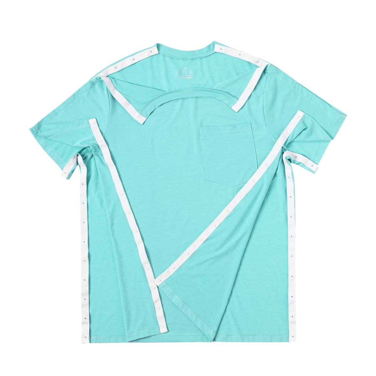 Landofgenie Mens Post - Shoulder Surgery Recovery Shirts - Green - landofgenie