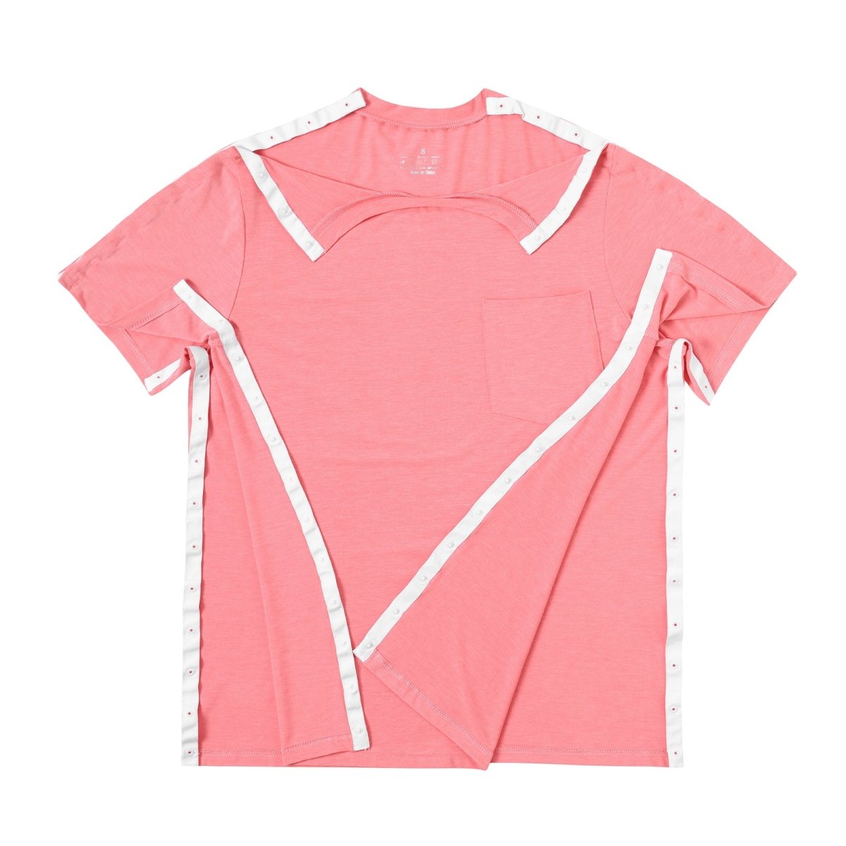 Landofgenie Mens Post - Shoulder Surgery Recovery Shirts - Red - landofgenie