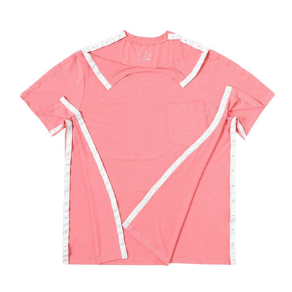 Landofgenie Mens Post - Shoulder Surgery Recovery Shirts - Red - landofgenie