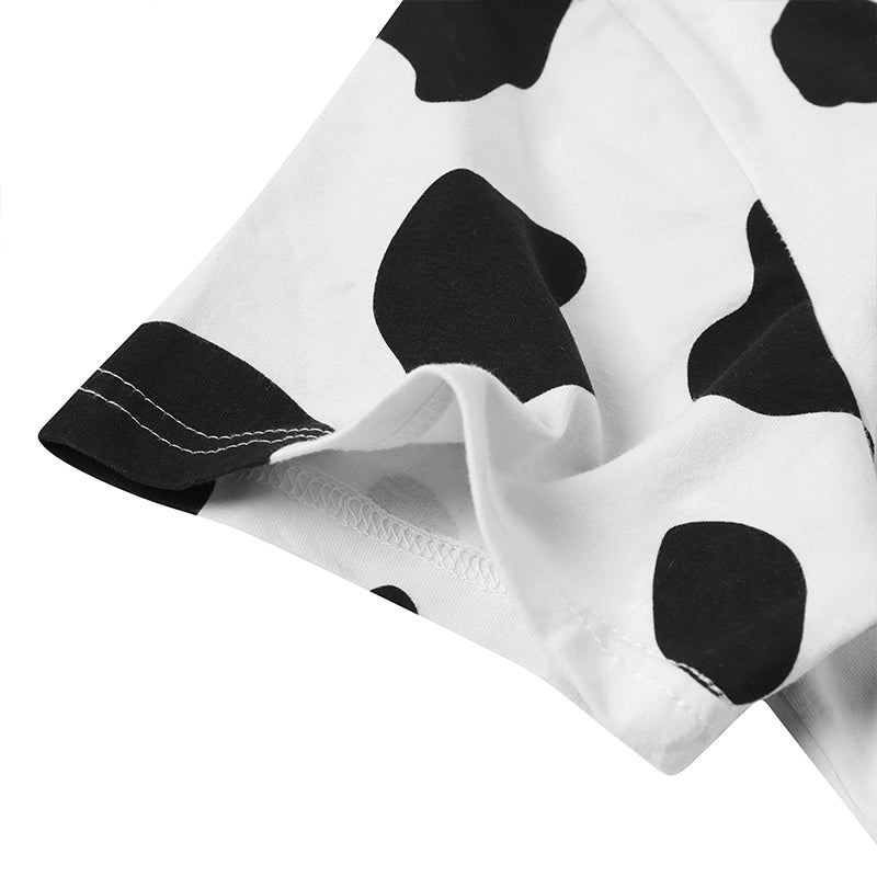 Landofgenie Mens Romper Cow Print Jumpsuit - landofgenie