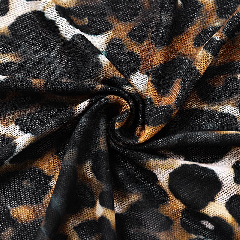 Landofgenie Mens Sexy One Piece Lingerie - leopard print - landofgenie