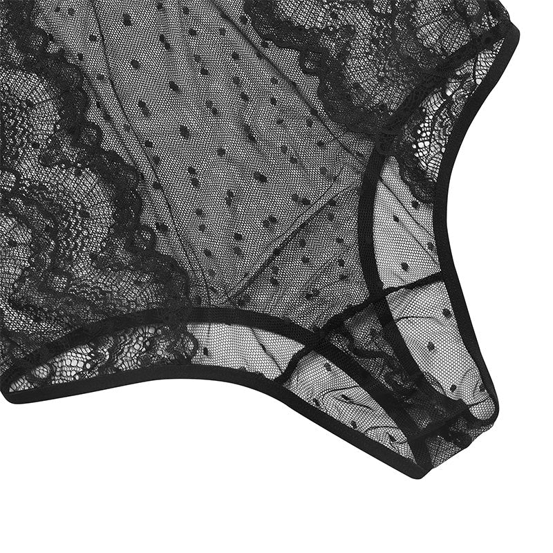 Landofgenie Mens Sexy One Piece Lingerie - tulle lace - landofgenie