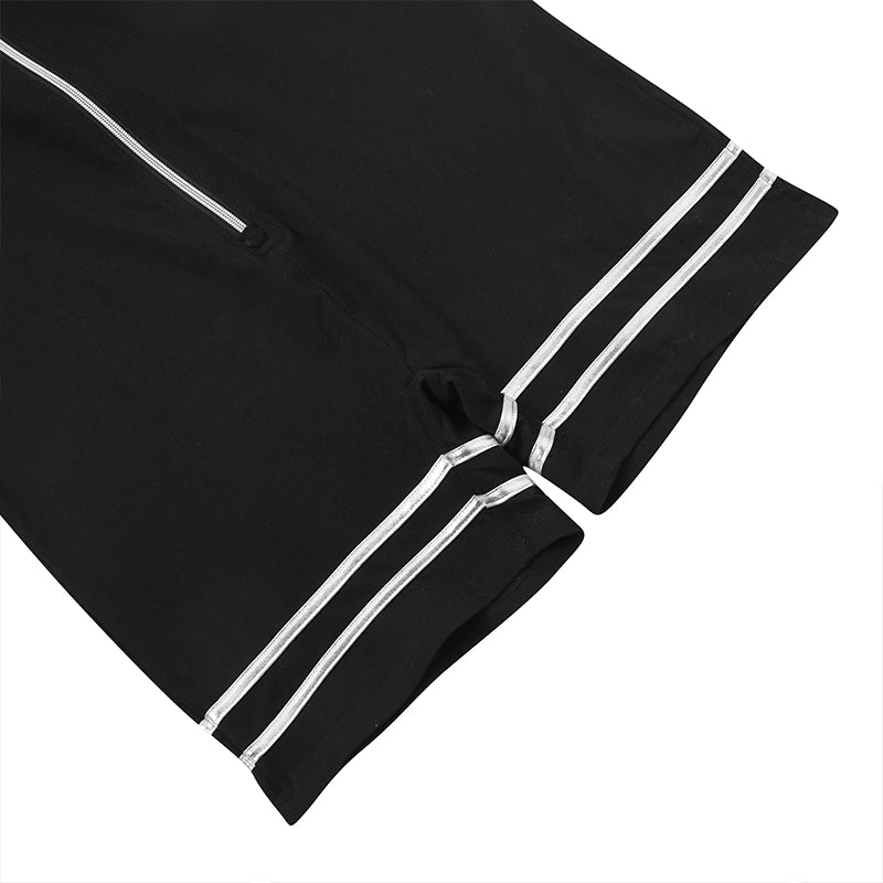 Landofgenie Men's Shirt Collar Bodyuit with Zipper - landofgenie