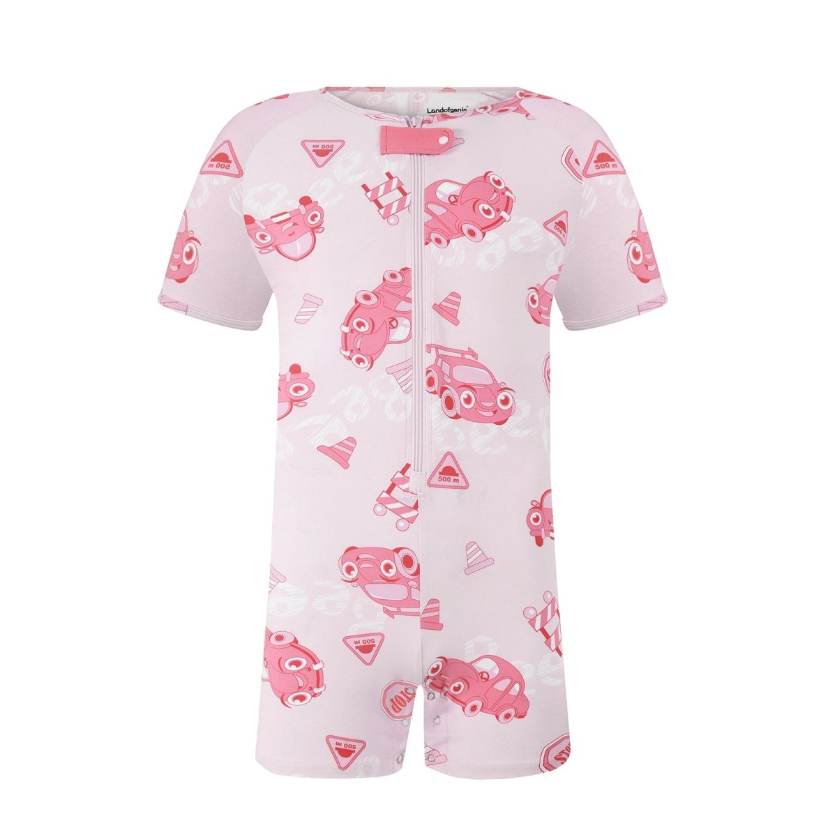 Landofgenie Mens Short Sleeve Onesie Piece Pajama - Car - landofgenie