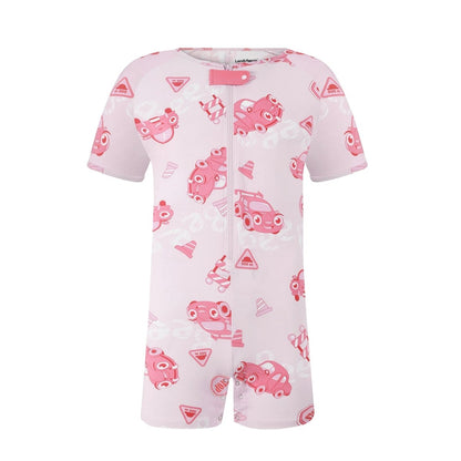 Landofgenie Mens Short Sleeve Onesie Piece Pajama - Car - landofgenie