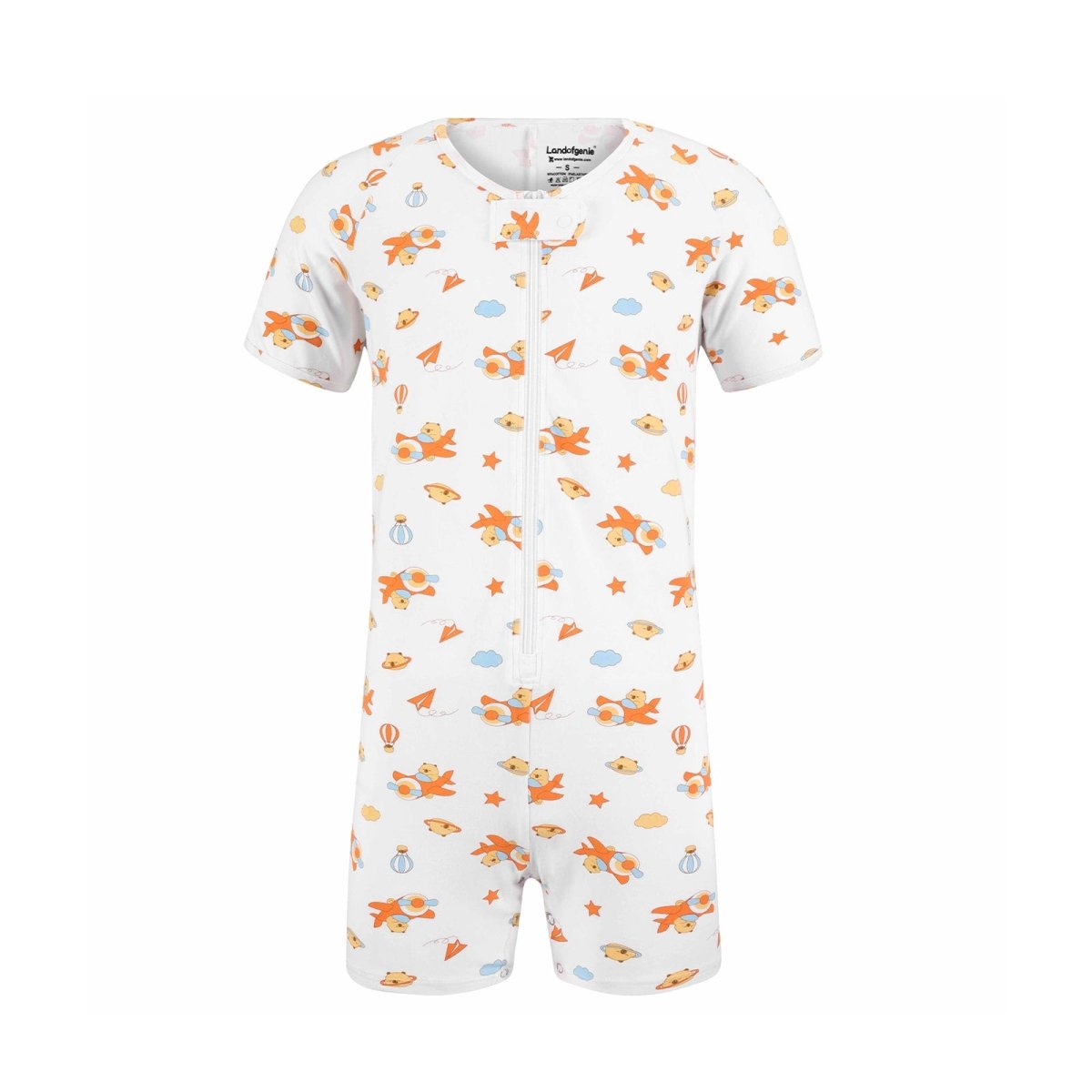 Landofgenie Mens Short Sleeve Onesie Piece Pajama - Kapibala - landofgenie
