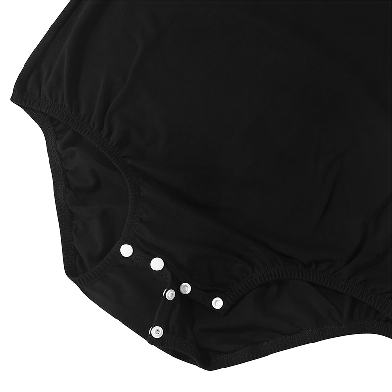 Landofgenie Mens Solid Hooded Onesie - Black Color - landofgenie