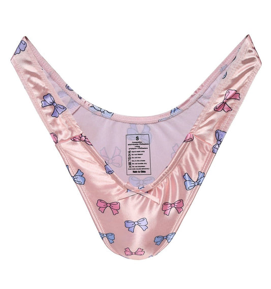 Landofgenie No gender hiding Thong Tucking Gaff Panties - Bowknot - landofgenie