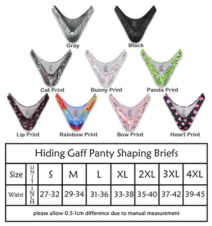 Landofgenie No gender hiding Thong Tucking Gaff Panties - Bowknot - landofgenie