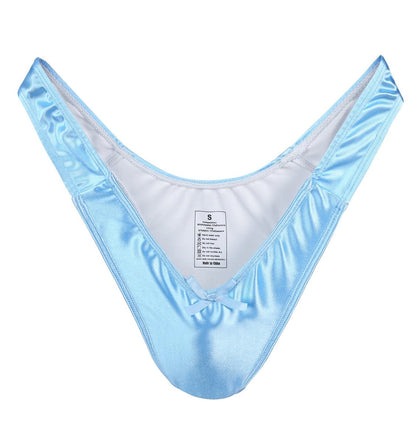 Landofgenie No gender hiding Thong Tucking Gaff Panties - Light Blue - landofgenie