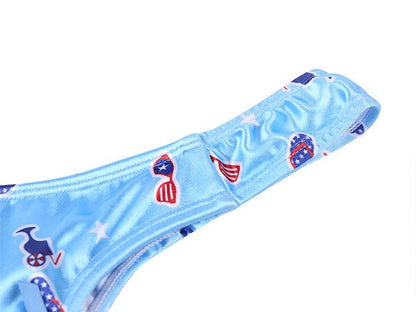 Landofgenie No gender hiding Thong Tucking Gaff Panties - Lt Blue - landofgenie