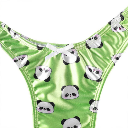 Landofgenie No gender hiding Thong Tucking Gaff Panties - Panda - landofgenie