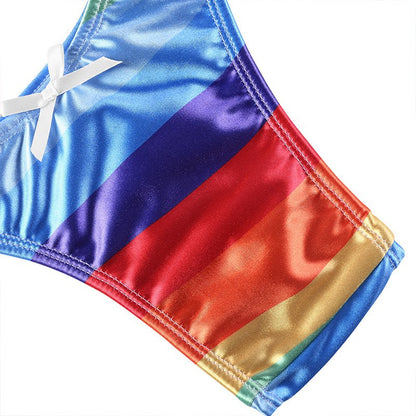 Landofgenie No gender hiding Thong Tucking Gaff Panties - Rainbow - landofgenie