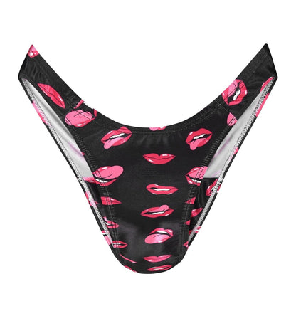 Landofgenie No gender hiding Thong Tucking Gaff Panties - Red lips - landofgenie