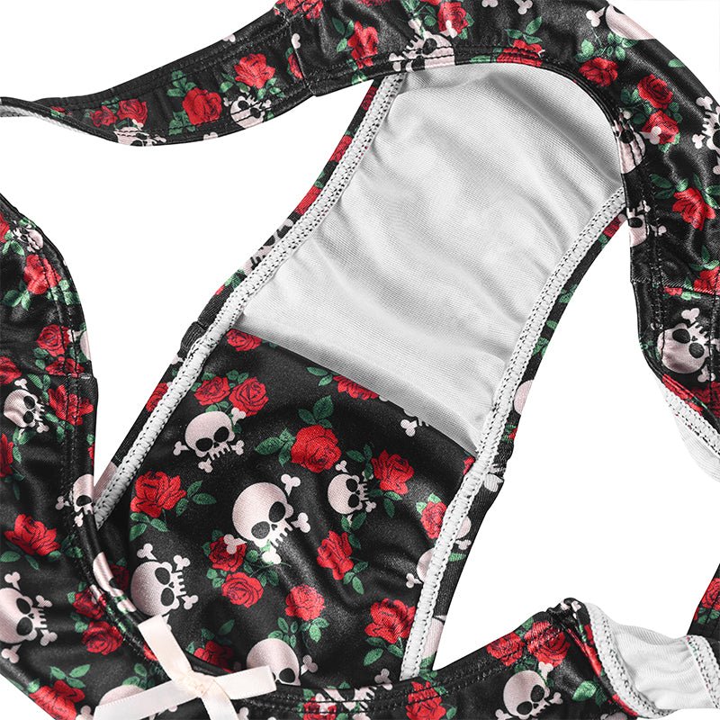 Landofgenie No gender hiding Thong Tucking Gaff Panties - Skull - landofgenie