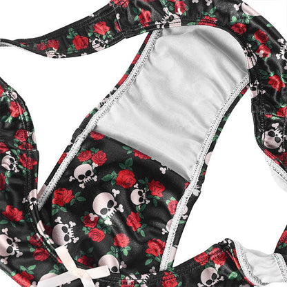 Landofgenie No gender hiding Thong Tucking Gaff Panties - Skull - landofgenie