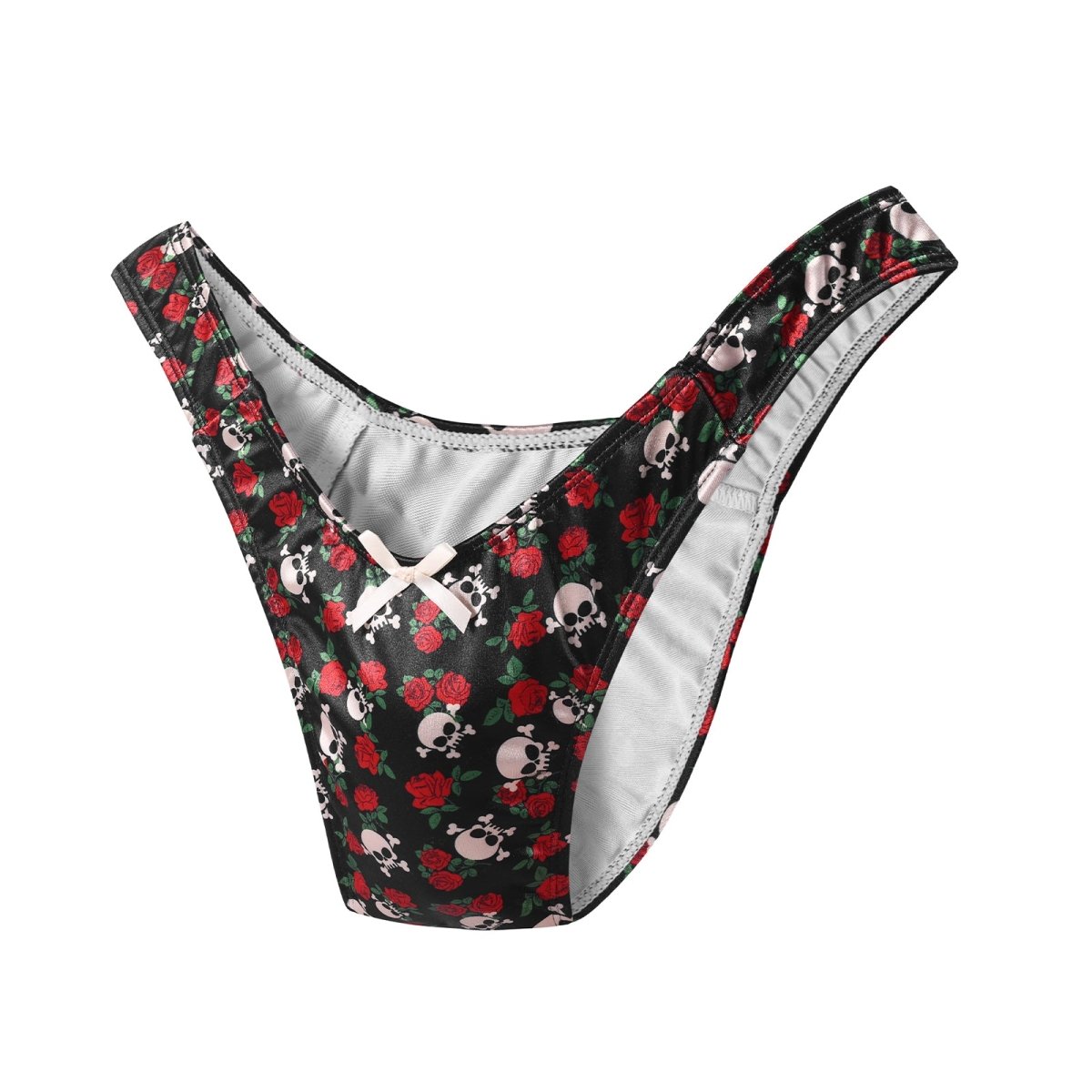 Landofgenie No gender hiding Thong Tucking Gaff Panties - Skull - landofgenie